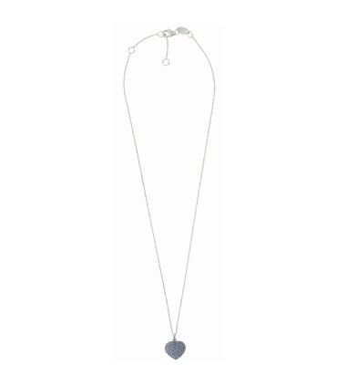 Collana Donna in Argento con Cuore in Polvere Blu Santorini WPSCE073 - Pesavento