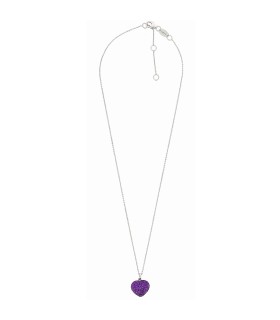 Collana Pesavento - Donna Argento Cuore Polvere Viola Londra WPSCE126