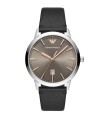 Orologio Uomo Ruggero Solo Tempo in Pelle Nera AR11277 - Emporio Armani