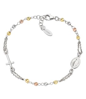 Bracciale Amen - Rosario Grani Multifinitura BROBBRGD3