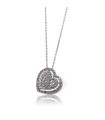 Collana Donna in OroBianco Cuore con Diamanti ct. 0,34 G VS CLN011490  - Davite & Delucchi