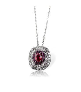 Collana Davite&Delucchi - Donna Oro con Rubini e Diamanti CLN012160 RB