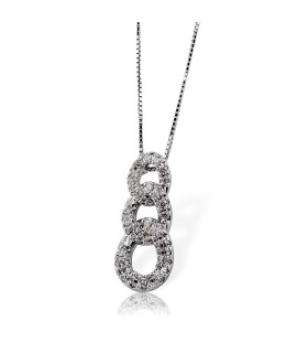 Collana Mirco Visconti - Donna Oro Pendente Groumette Diamanti Z772/20