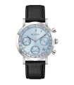 Orologio Uomo Cronografo Precisionist  in Pelle Nera Quadrante Ice Blue 96B456 - Bulova