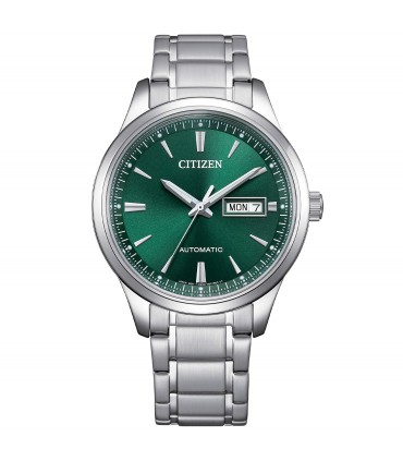 Orologio Uomo Automatico in Acciaio Quadrante Verde NY4058-79X- Citizen