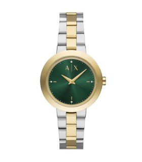 Orologio Armani Exchange Donna Jackie in Acciaio Bicolore QUadrante Verde AX5176 - Armani Exchange