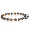 Bracciale Gerba Uomo con Occhio di Tigre ed Ematite 139 - Gerba