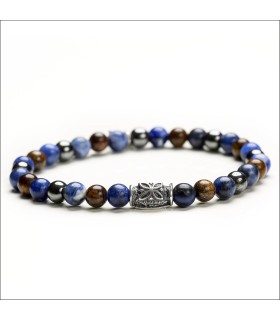 Bracciale Uomo Grey and Blue - Gerba